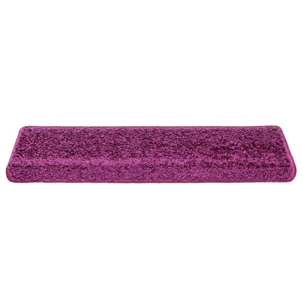 Stufenmatten 15 Stk. 65x21x4 cm Violett Rechteckiger Rand