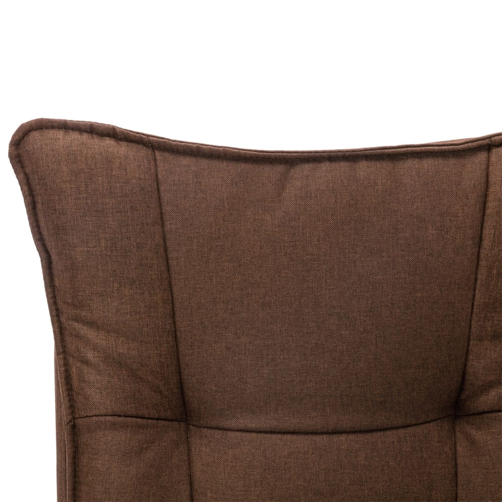 Office Chair Brown Fabric