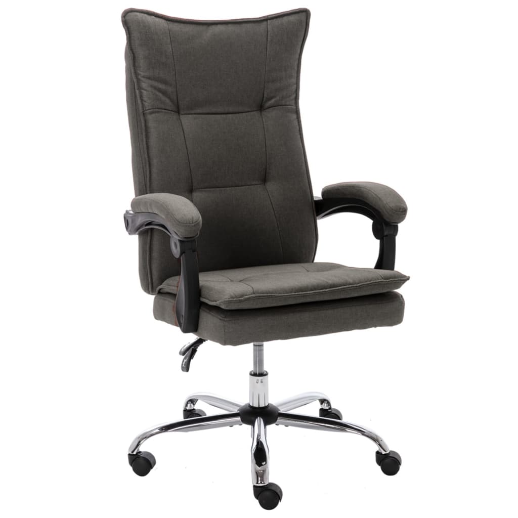Office Chair Grey Fabric
