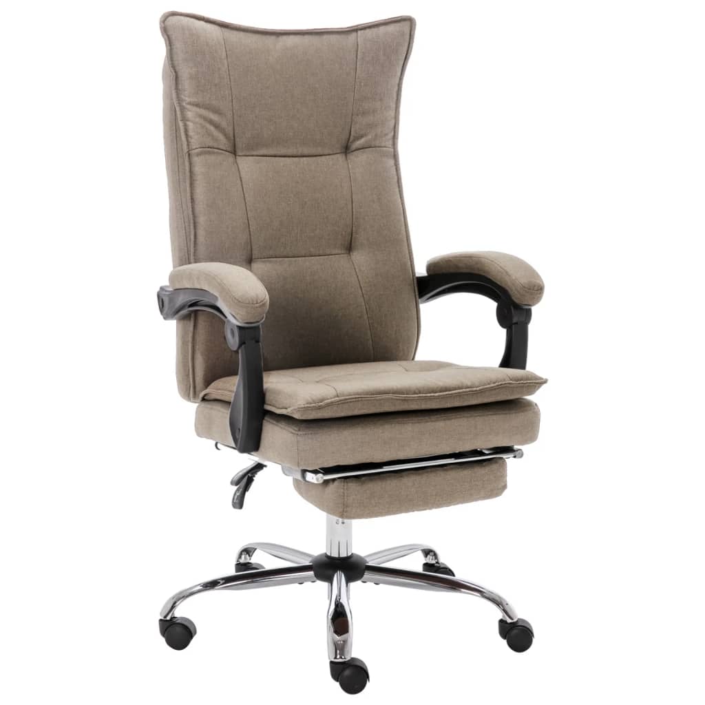Office Chair Taupe Fabric