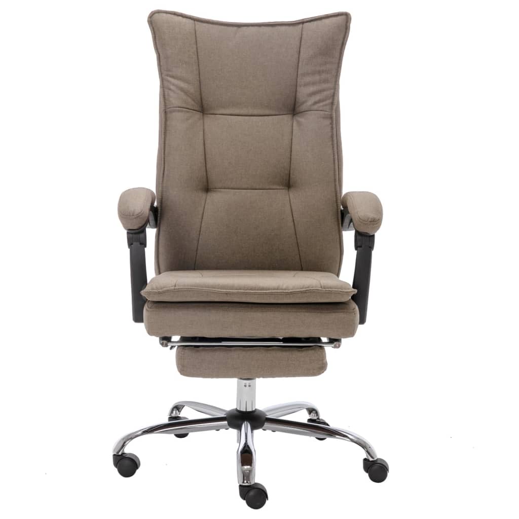 Office Chair Taupe Fabric