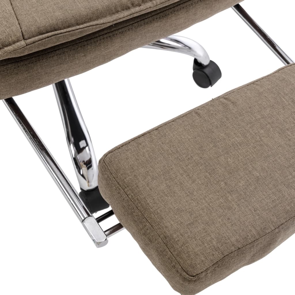 Office Chair Taupe Fabric