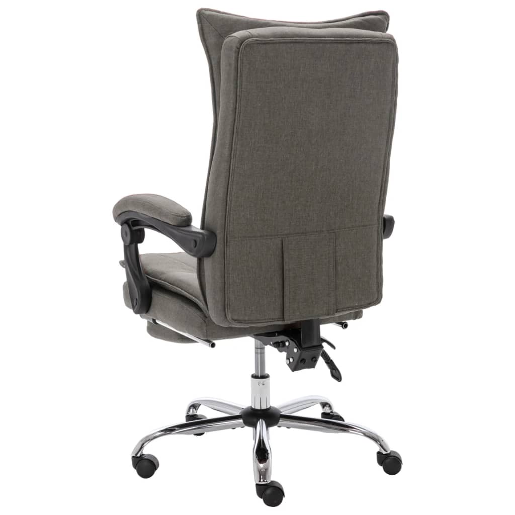 Chaise de bureau en tissu gris