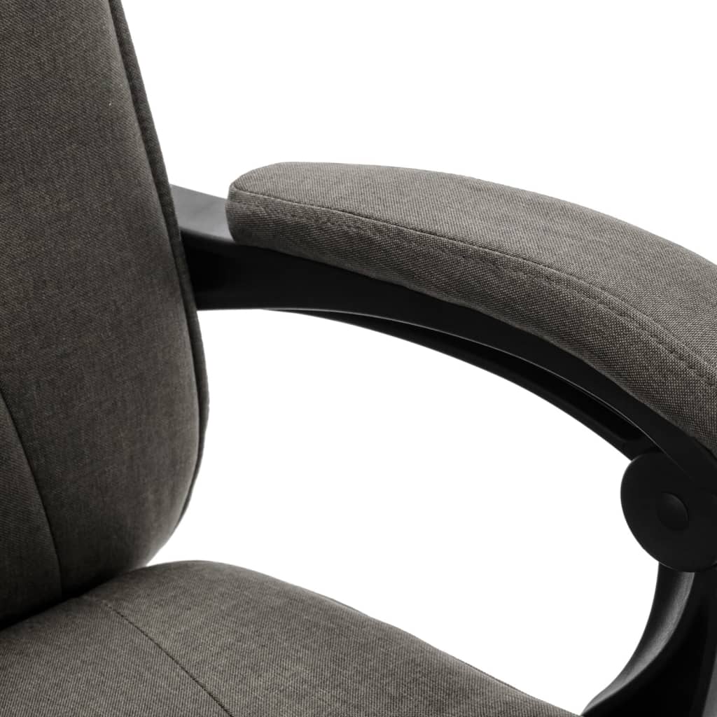 Chaise de bureau en tissu gris