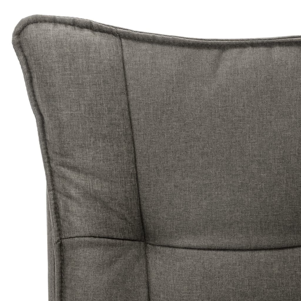 Chaise de bureau en tissu gris