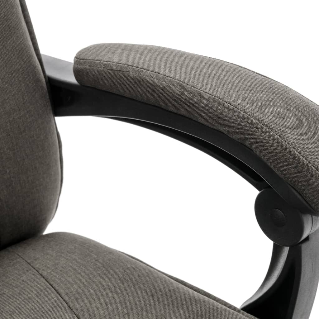Massage Office Chair Grey Fabric