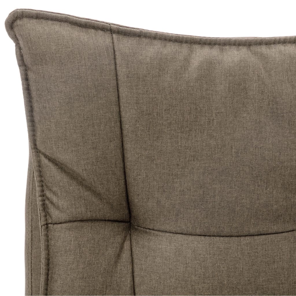 Massage Office Chair Taupe Fabric