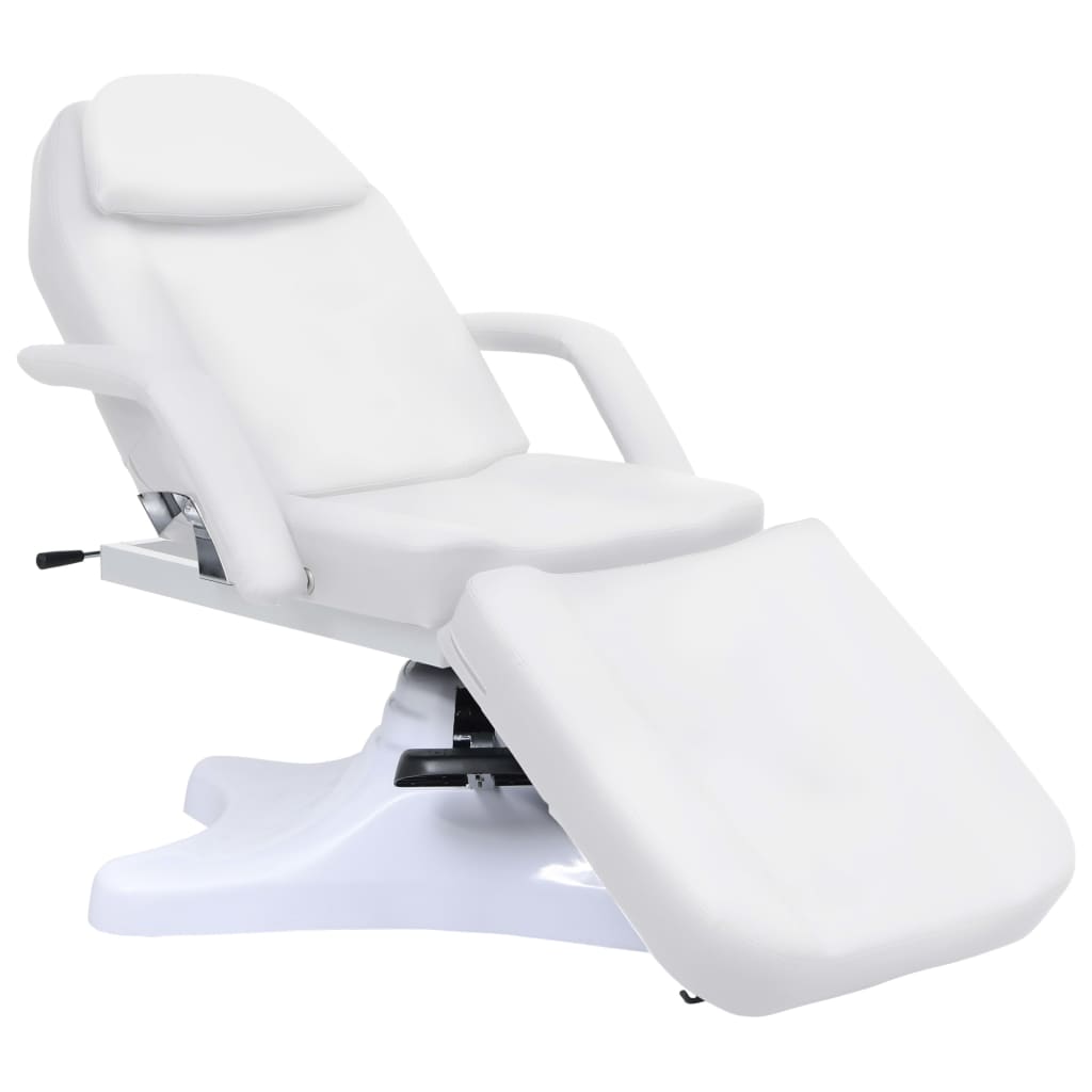 Table de massage blanche 180x62x(86,5-118) cm