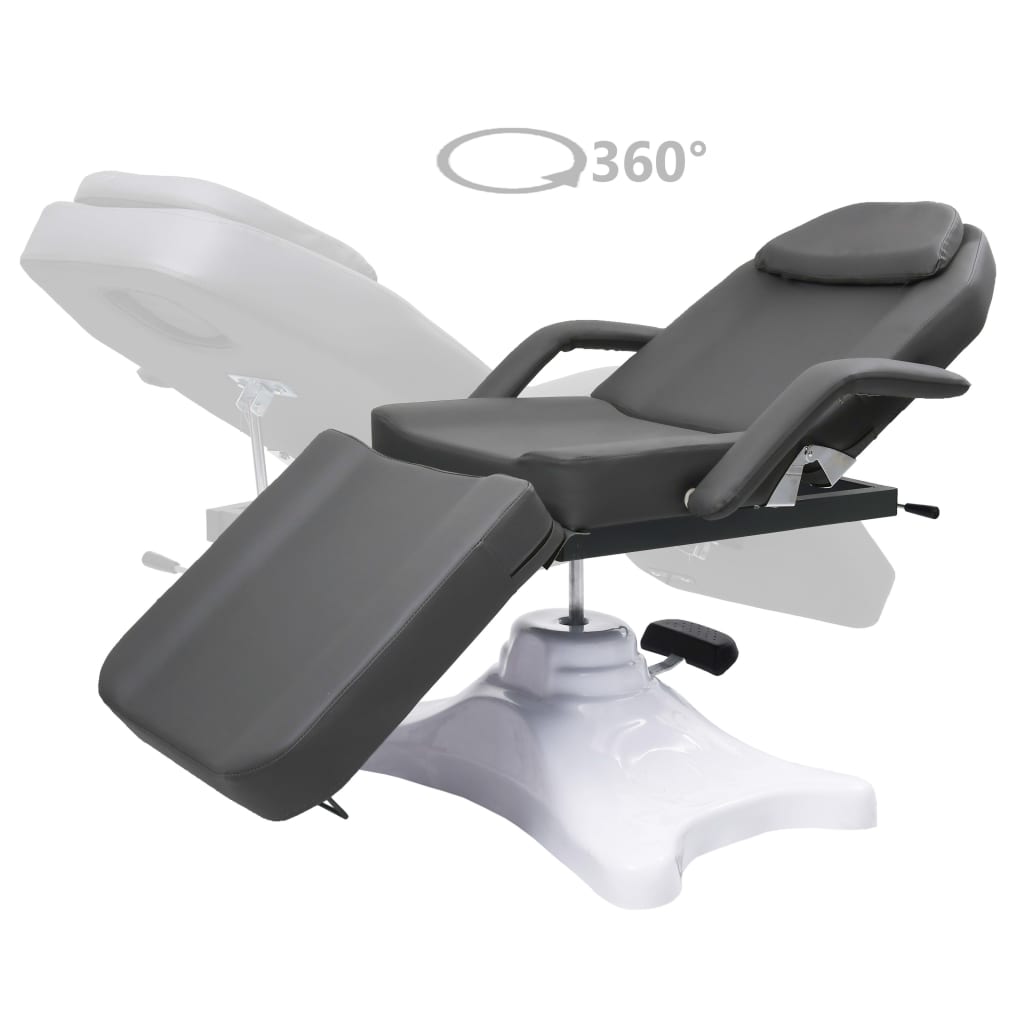 Massage Table Gray 180x62x(86.5-118) cm