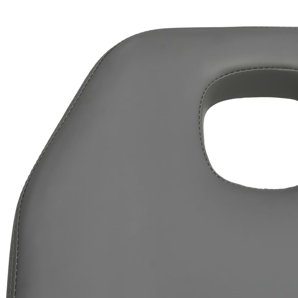 Massage Table Gray 180x62x(86.5-118) cm
