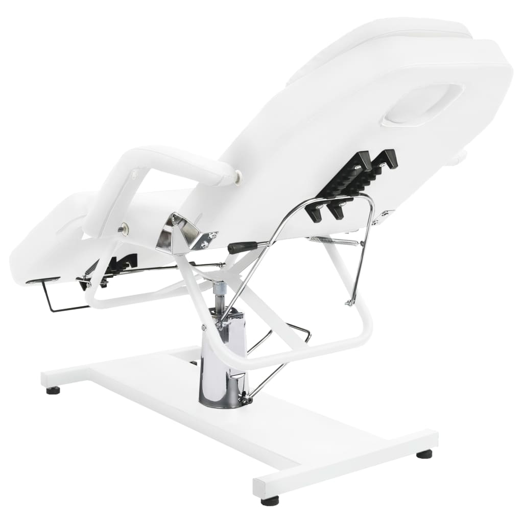 Table de massage blanche 180x62x(87-112) cm