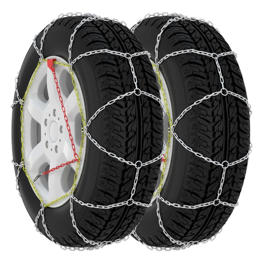 Chaînes à neige pour pneus de voiture 2 pièces 16 mm SUV 4x4 Taille 400