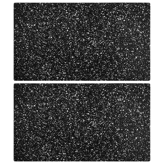 Schneidebretter 2 Stk. in Granitoptik Hartglas