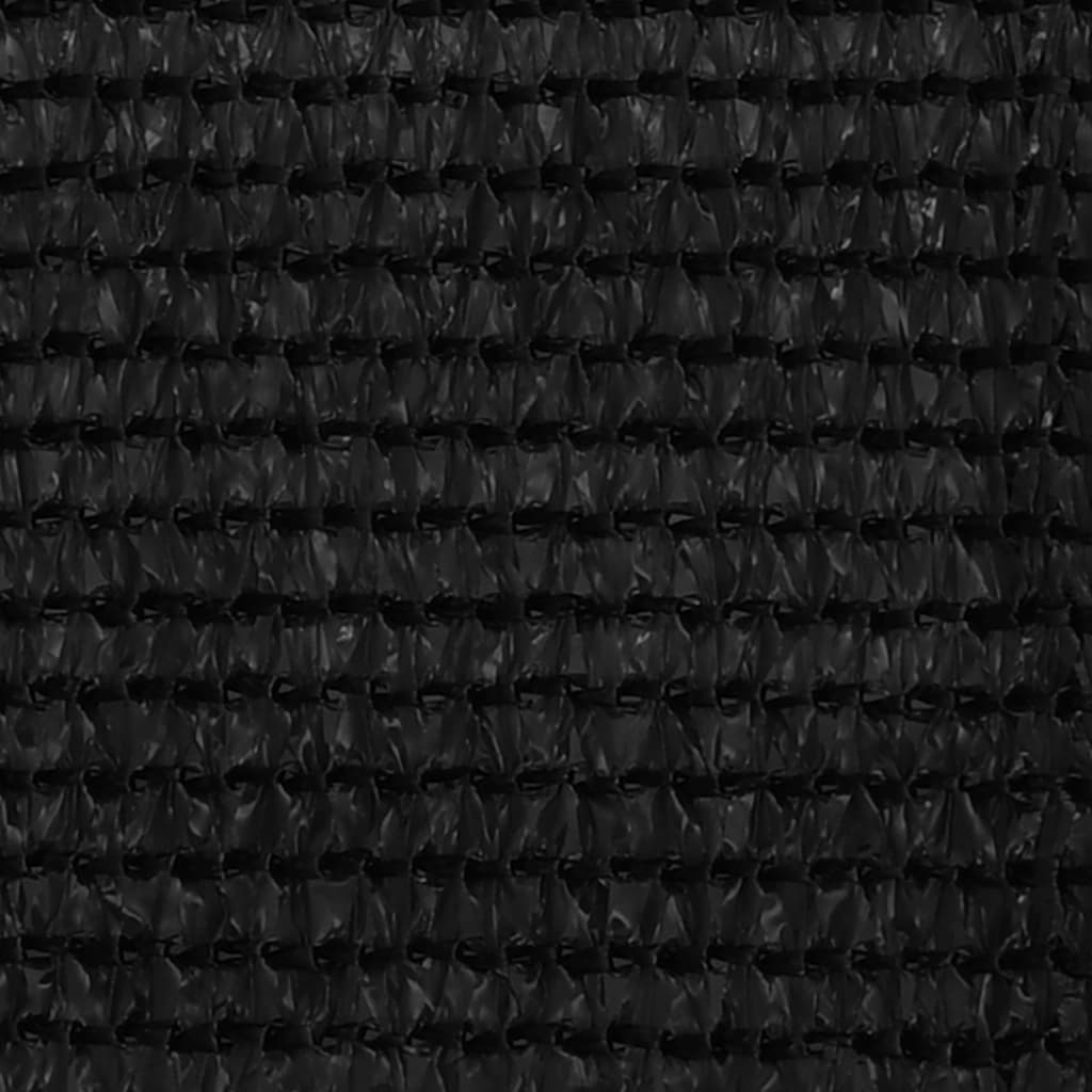 Balkon-Sichtschutz Schwarz 75x500 cm HDPE