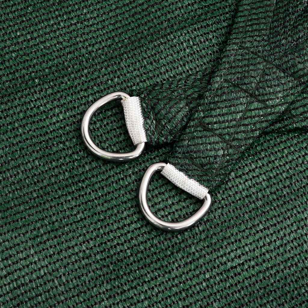 Sonnensegel 160 g/m² Trapezform Dunkelgrün 4/5x3 m HDPE