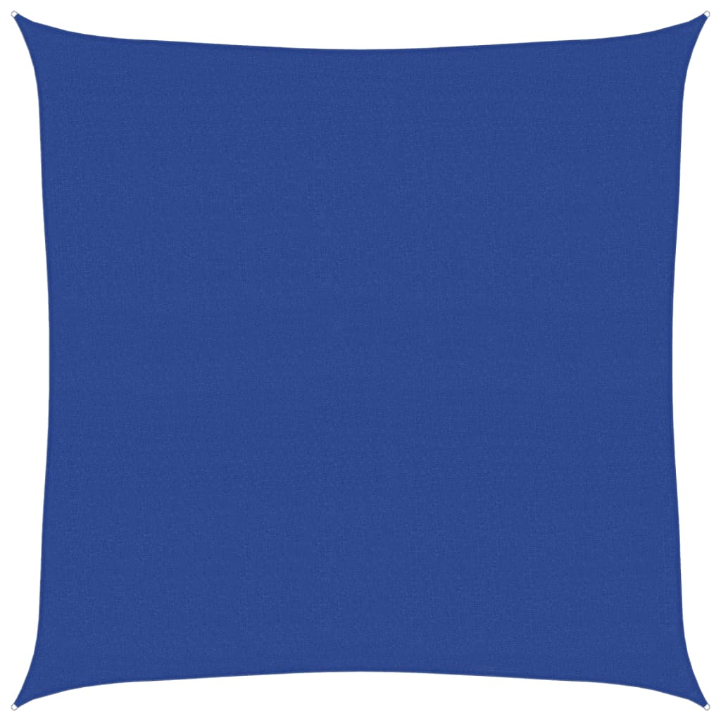 Sonnensegel 160 g/m² Quadratisch Blau 5x5 m HDPE