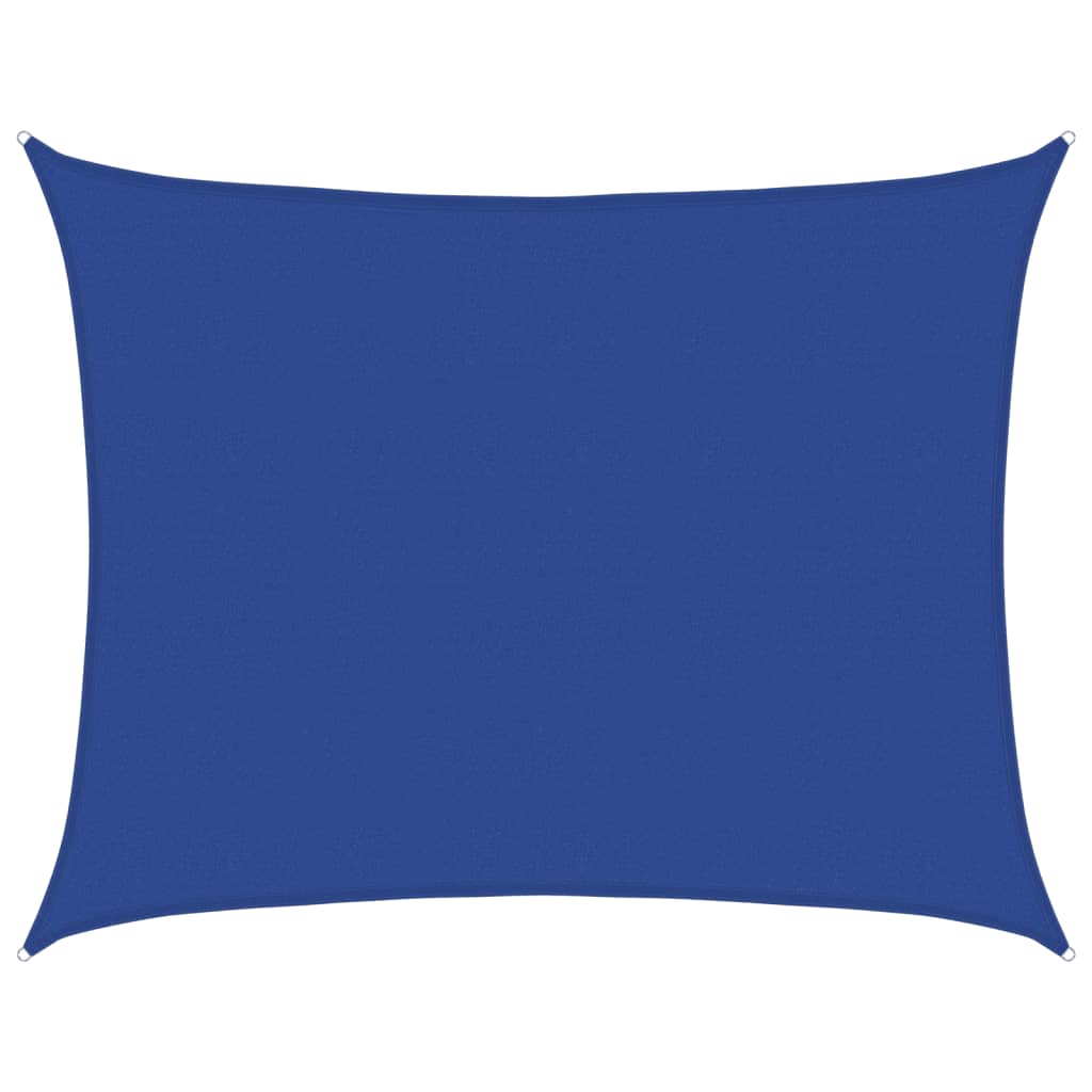 Sonnensegel 160 g/m² Rechteckig Blau 6x8 m HDPE