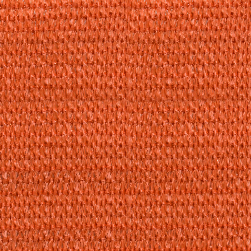 Sonnensegel 160 g/m² Rechteckig Orange 4x7 m HDPE