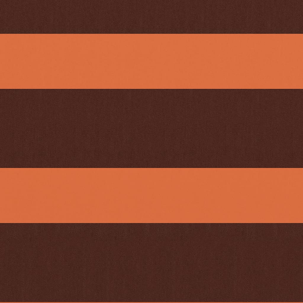 Balkon-Sichtschutz Orange und Braun 75x500 cm Oxford-Gewebe