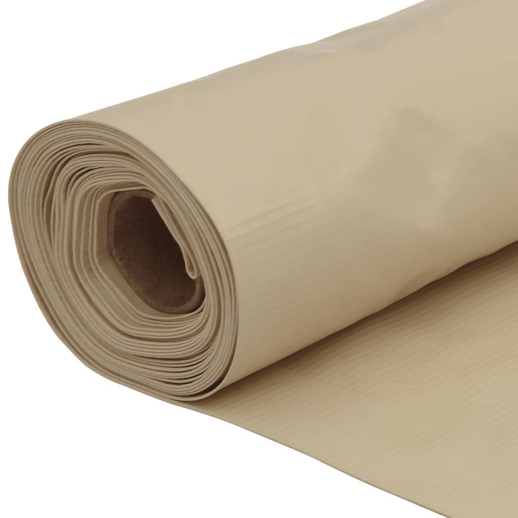 Balkon-Sichtschutz Beige 75x300 cm Oxford-Gewebe