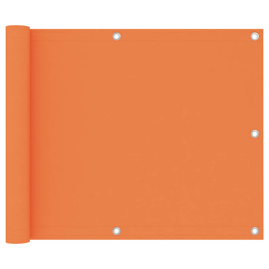 Balkon-Sichtschutz Orange 75x300 cm Oxford-Gewebe