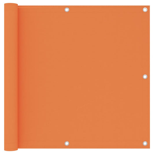 Balkon-Sichtschutz Orange 90x300 cm Oxford-Gewebe