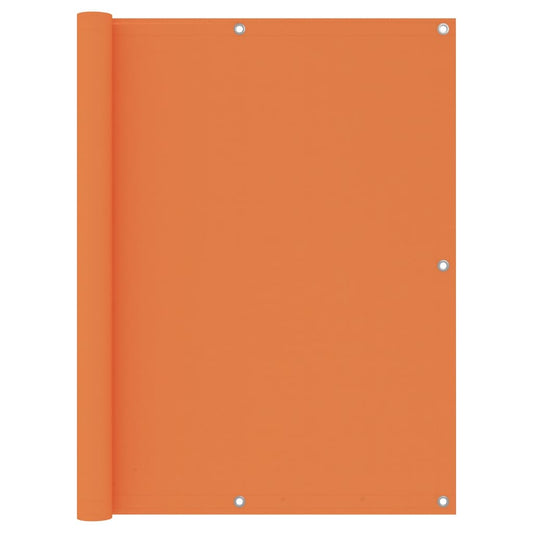 Balkon-Sichtschutz Orange 120x600 cm Oxford-Gewebe