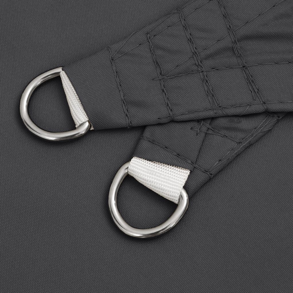 Sonnensegel Oxford-Gewebe Quadratisch 7x7 m Anthrazit