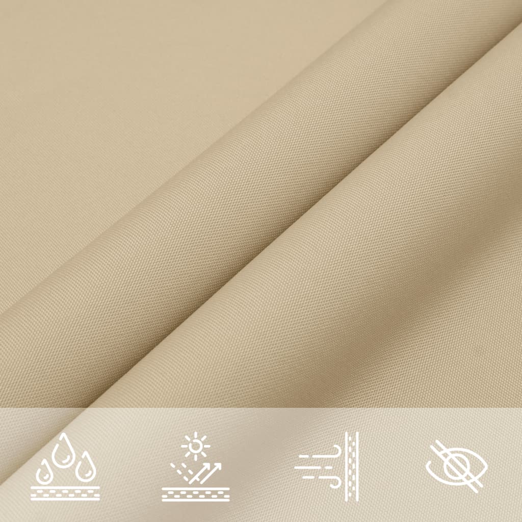 Sonnensegel Oxford-Gewebe Quadratisch 5x5 m Beige