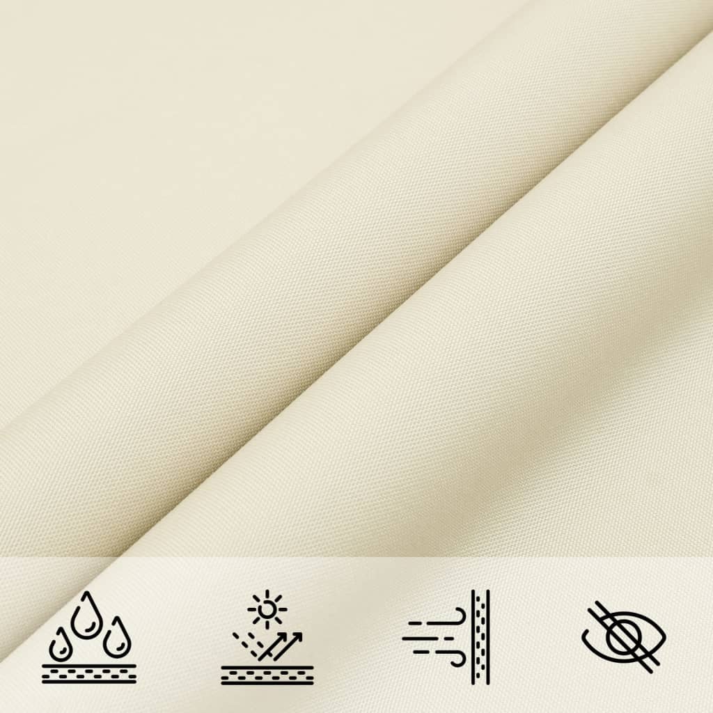 Sonnensegel Oxford-Gewebe Dreieckig 4x5x5 m Creme