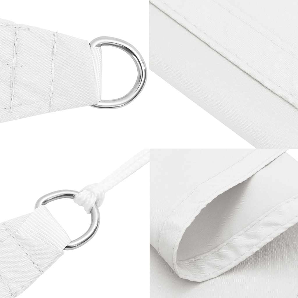 Sonnensegel Oxford-Gewebe Rechteckig 3x4,5 m Weiß