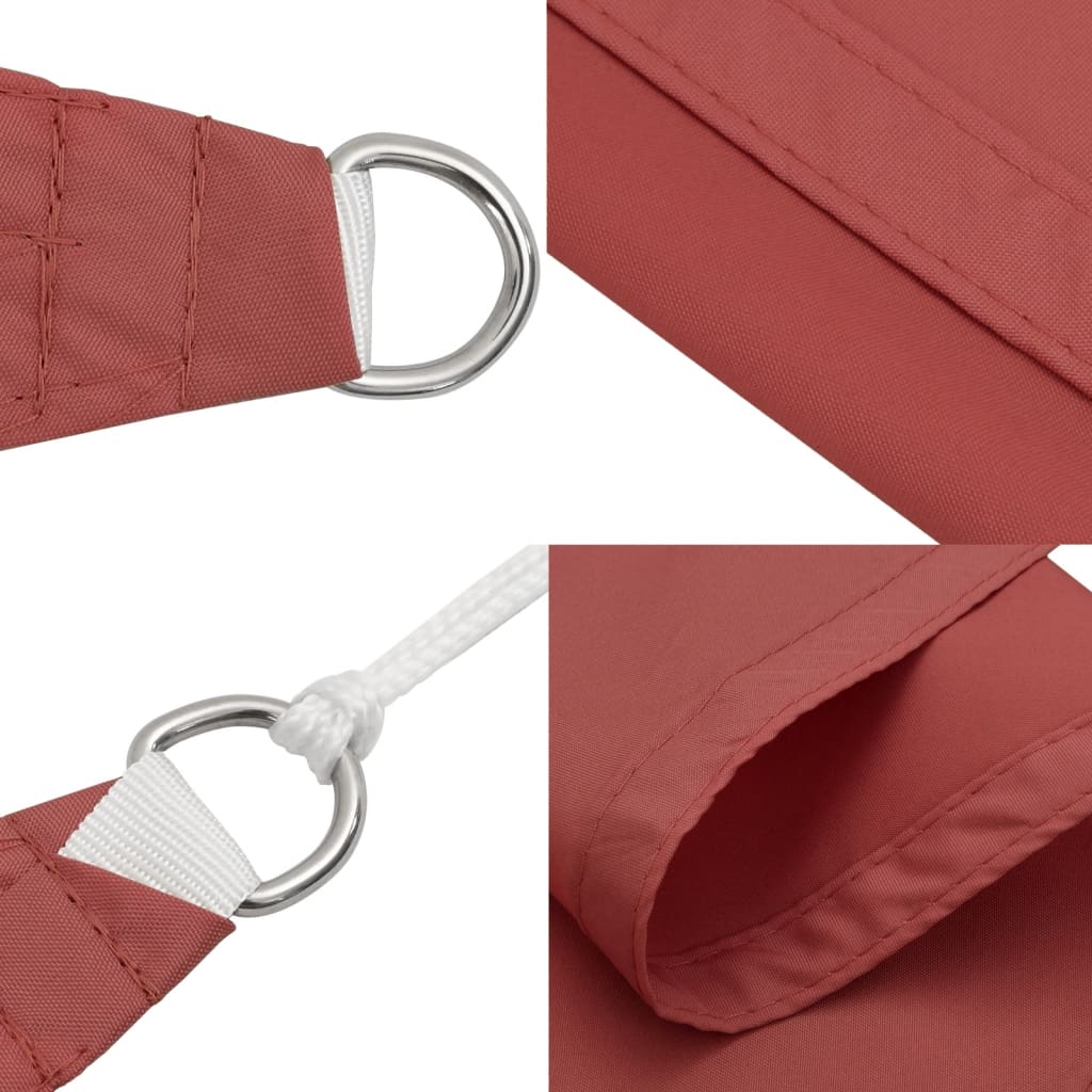 Sonnensegel Oxford-Gewebe Rechteckig 2,5x4 m Terrakotta-Rot