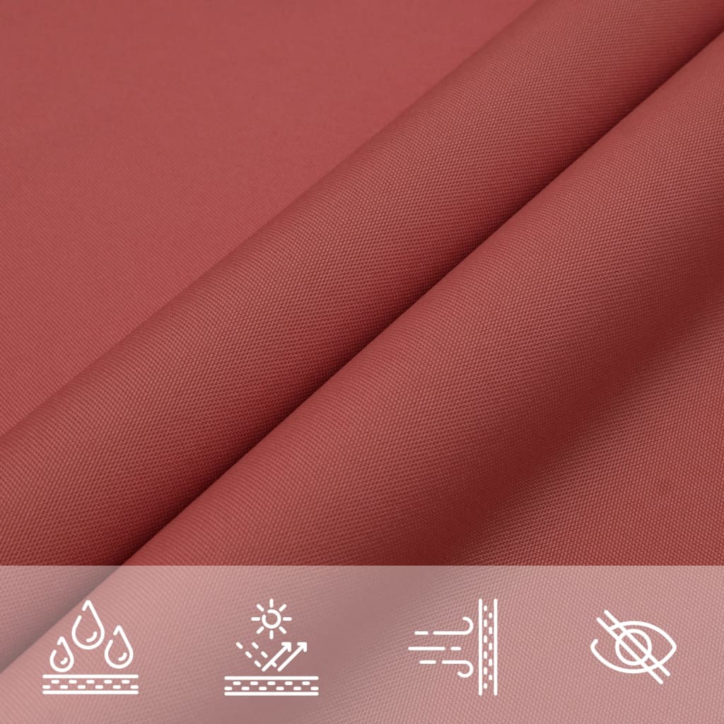 Sonnensegel Oxford-Gewebe Rechteckig 2,5x4 m Terrakotta-Rot