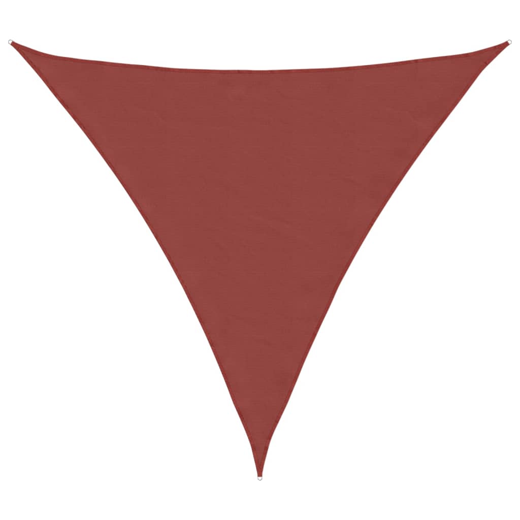 Sonnensegel Oxford-Gewebe Dreieckig 6x6x6 m Terrakotta-Rot