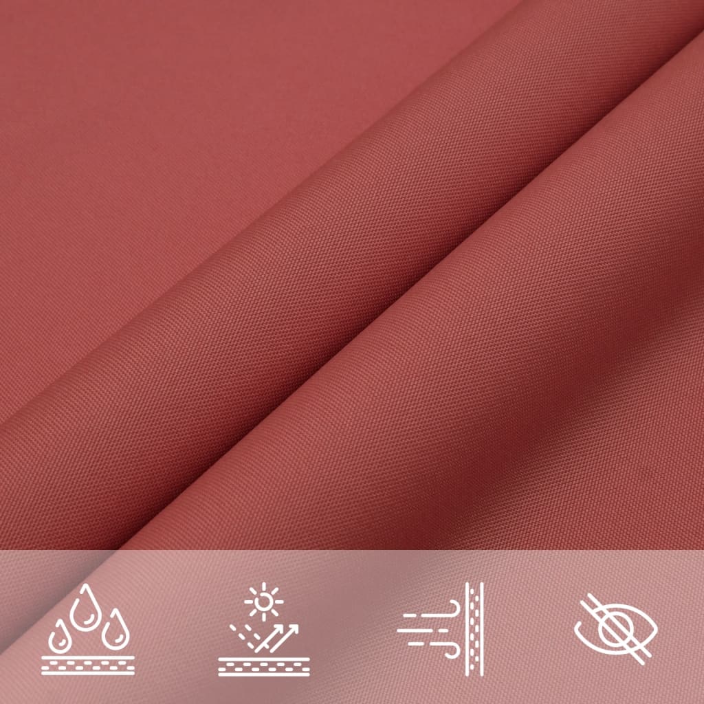 Sonnensegel Oxford-Gewebe Dreieckig 6x6x6 m Terrakotta-Rot