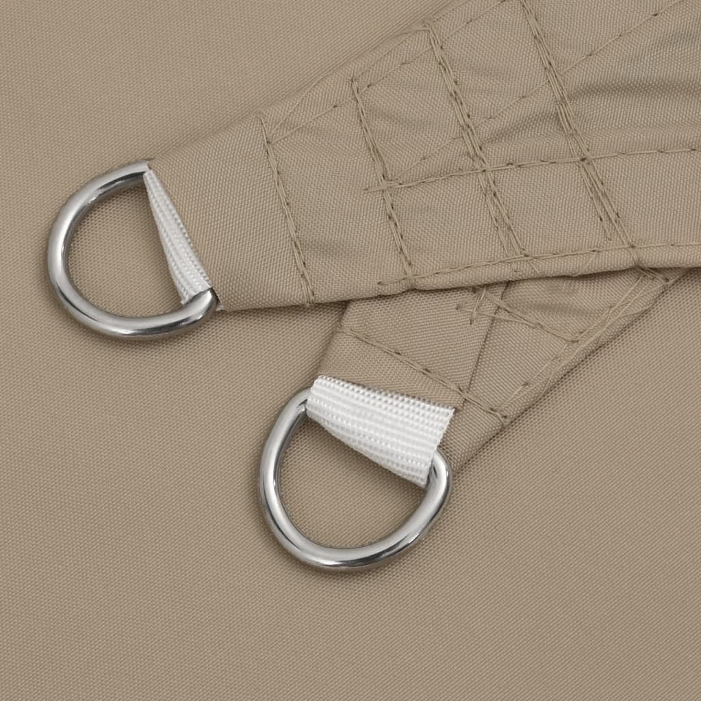 Sonnensegel Oxford-Gewebe Quadratisch 4x4 m Taupe
