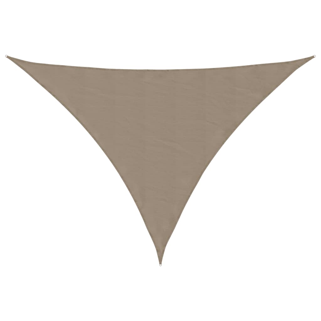 Sonnensegel Oxford-Gewebe Dreieckig 3x3x4,24 m Taupe