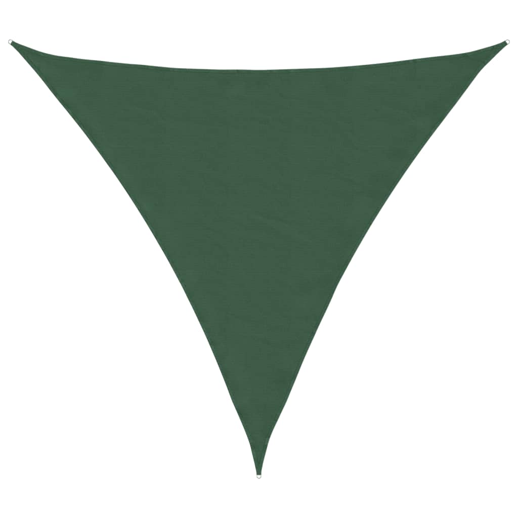 Sonnensegel Oxford-Gewebe Dreieckig 3,6x3,6x3,6 m Dunkelgrün