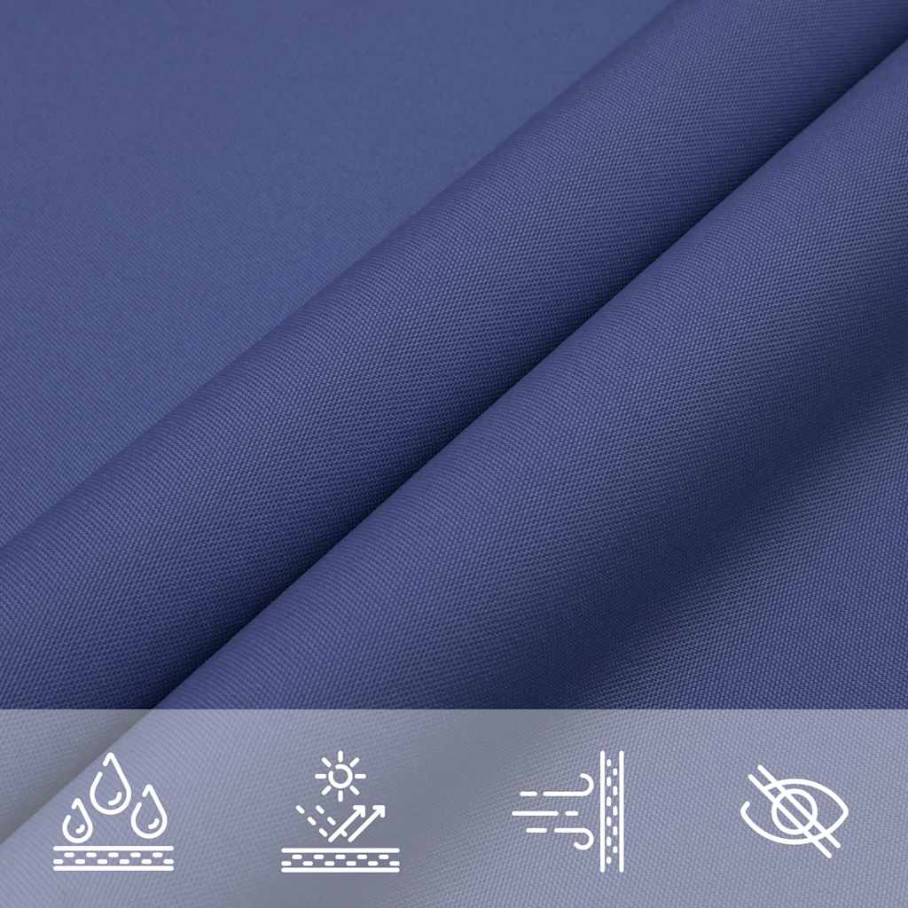 Sonnensegel Oxford-Gewebe Dreieckig 3x4x4 m Blau
