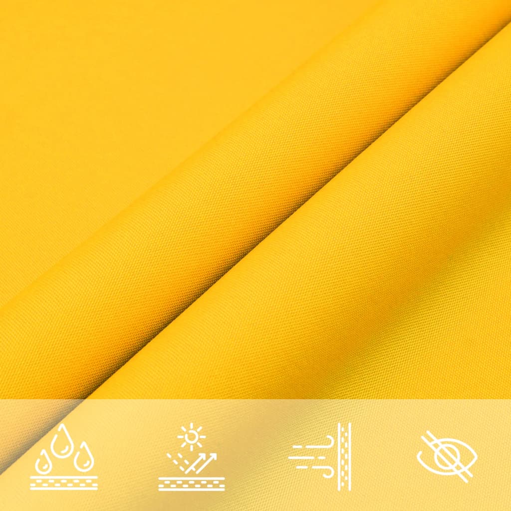 Sonnensegel Oxford-Gewebe Quadratisch 4,5x4,5 m Gelb