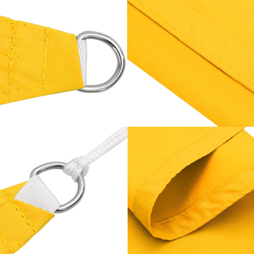 Sonnensegel Oxford-Gewebe Quadratisch 7x7 m Gelb
