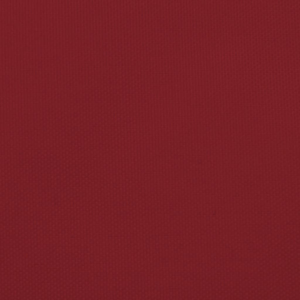 Sonnensegel Oxford-Gewebe Dreieckig 3x4x5 m Rot