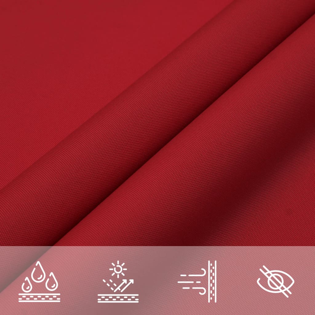 Sonnensegel Oxford-Gewebe Dreieckig 6x6x6 m Rot