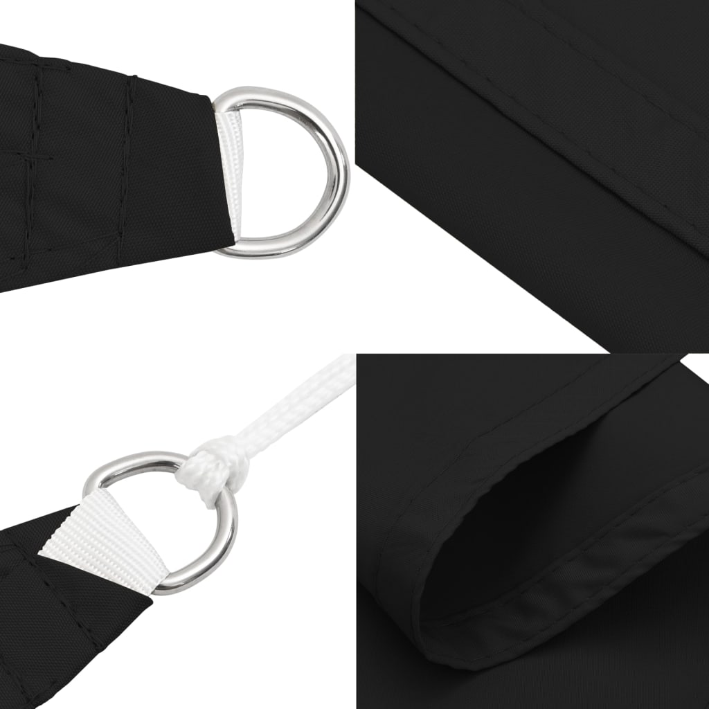 Sonnensegel Oxford-Gewebe Dreieckig 5x7x7 m Schwarz