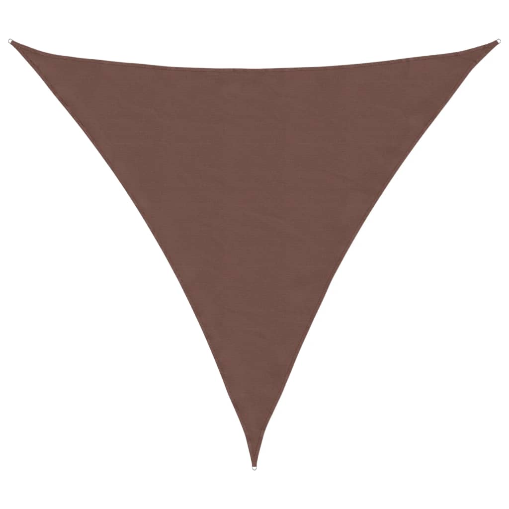 Sonnensegel Oxford-Gewebe Dreieckig 5x5x5 m Braun