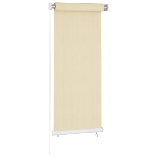 Außenrollo Creme 60x140 cm HDPE