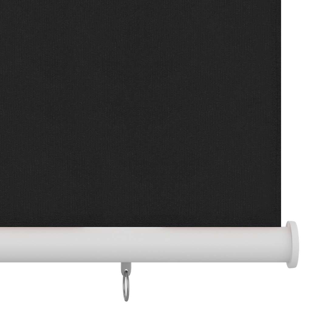 Außenrollo 100x140 cm Schwarz