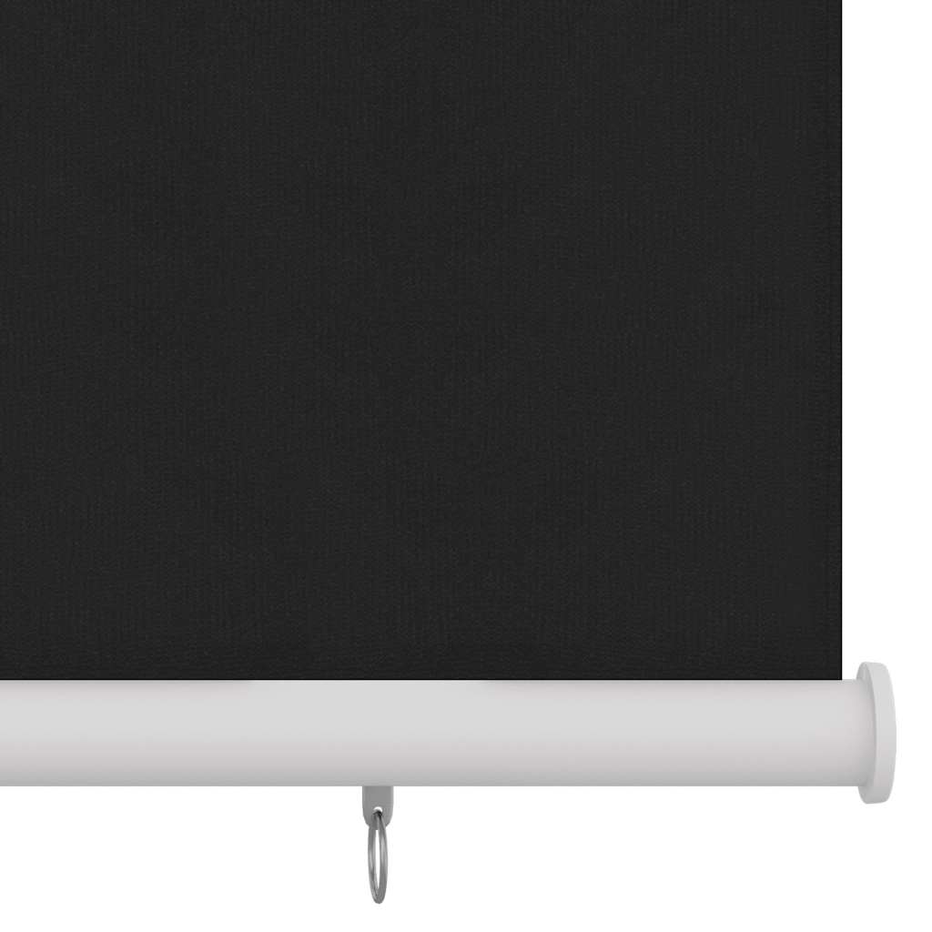 Außenrollo 120x140 cm Schwarz
