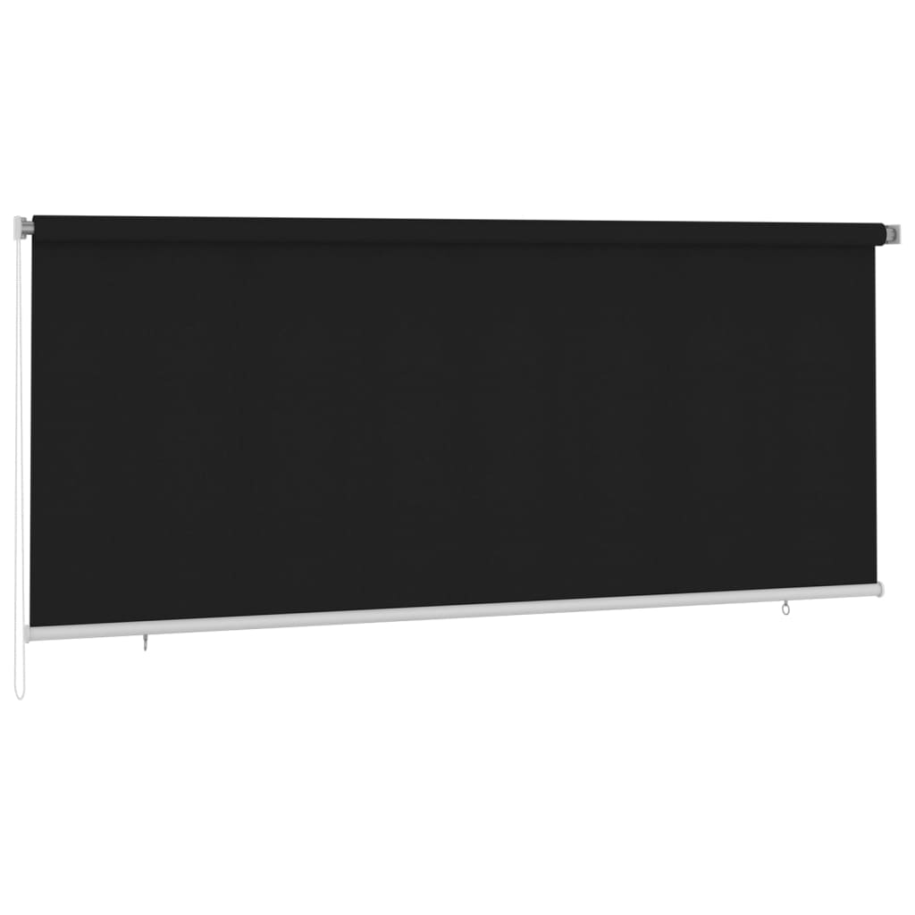 Außenrollo 350x140 cm Schwarz