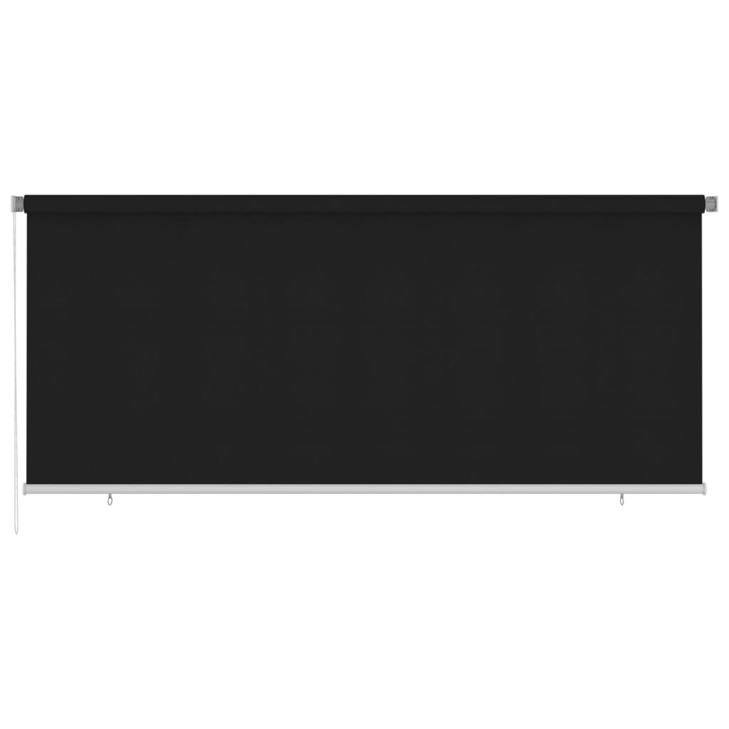 Außenrollo 350x140 cm Schwarz